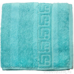 Махровое полотенце Noblesse 1001 бирюзовое от Cawo Германия