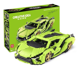Конструктор Mould King Creative Idea 10011. Lamborghini Sian Verde, 1133 деталей