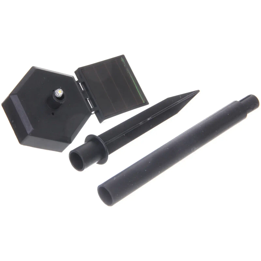 Светильник на солн.батарее «Гномик» 12*8*7 см, (свечение теплый белый)