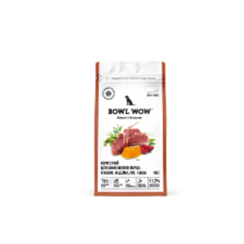 Сухой корм для собак мелких пород с чувствительным пищеварением или склонных к аллергии с ягненком, индейкой, рисом и тыквой BOWL WOW 10кг