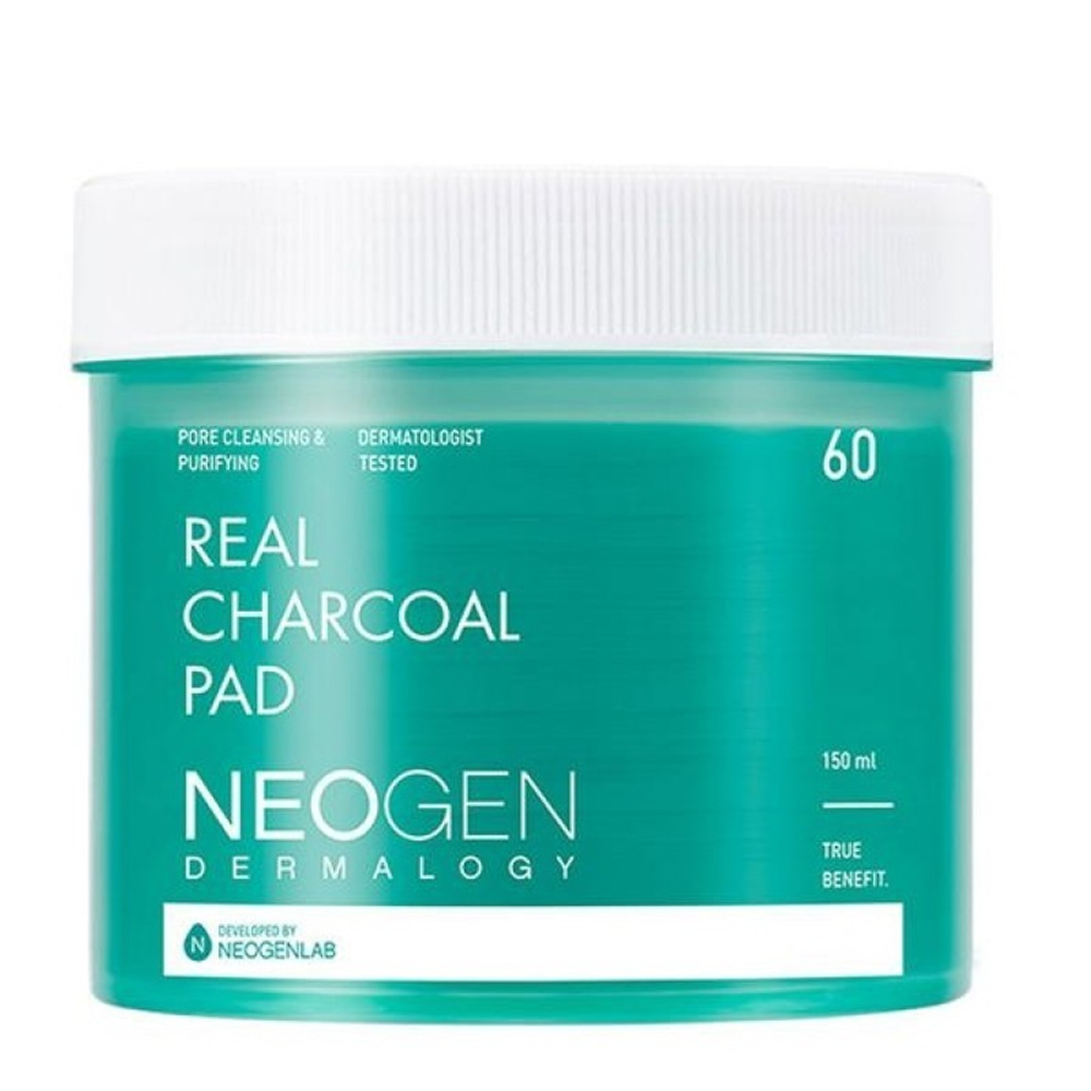 Neogen Dermalogy Real Charcoal Pad очищающие диски с древесным углём