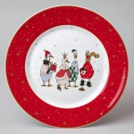 Тарелка обеденная «Family christmas» 25см