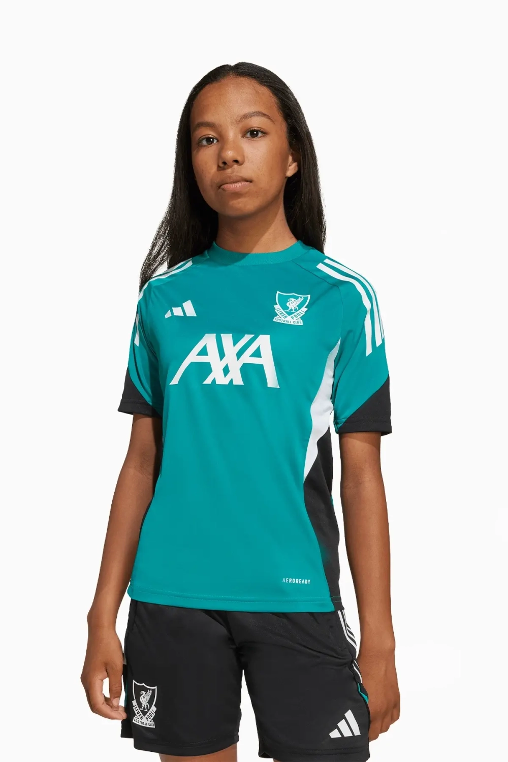 Футболка adidas Liverpool FC 25/26 Competition Training Junior - бирюзовый