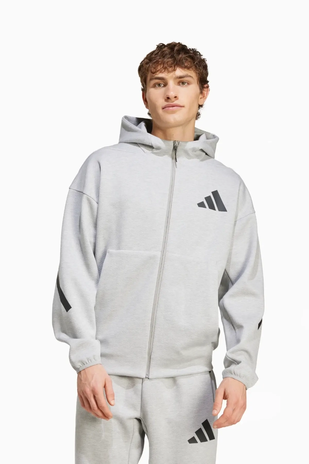 Кофта adidas Z.N.E. Full-Zip - серый