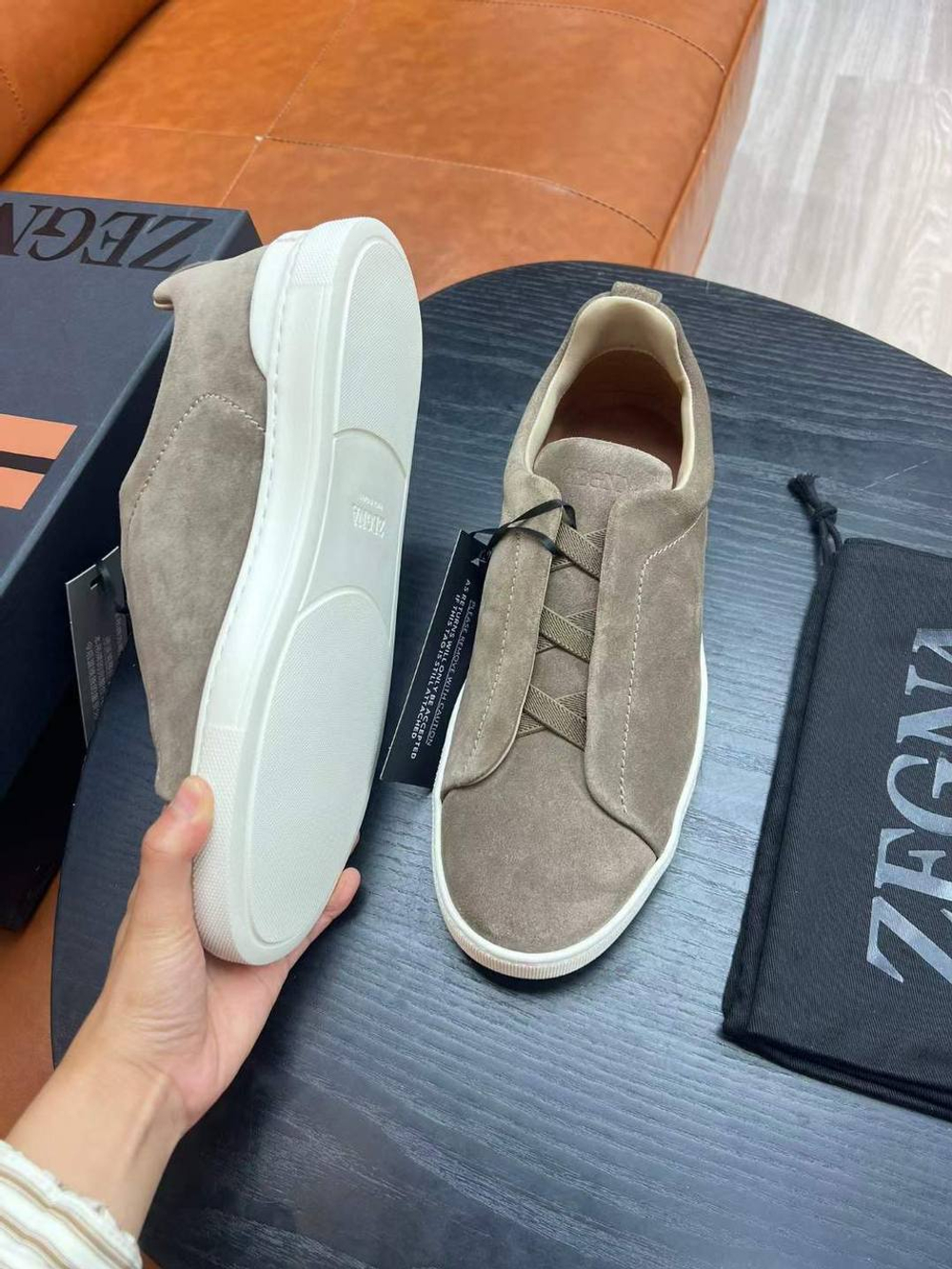 Кеды Zegna, арт. 458331076