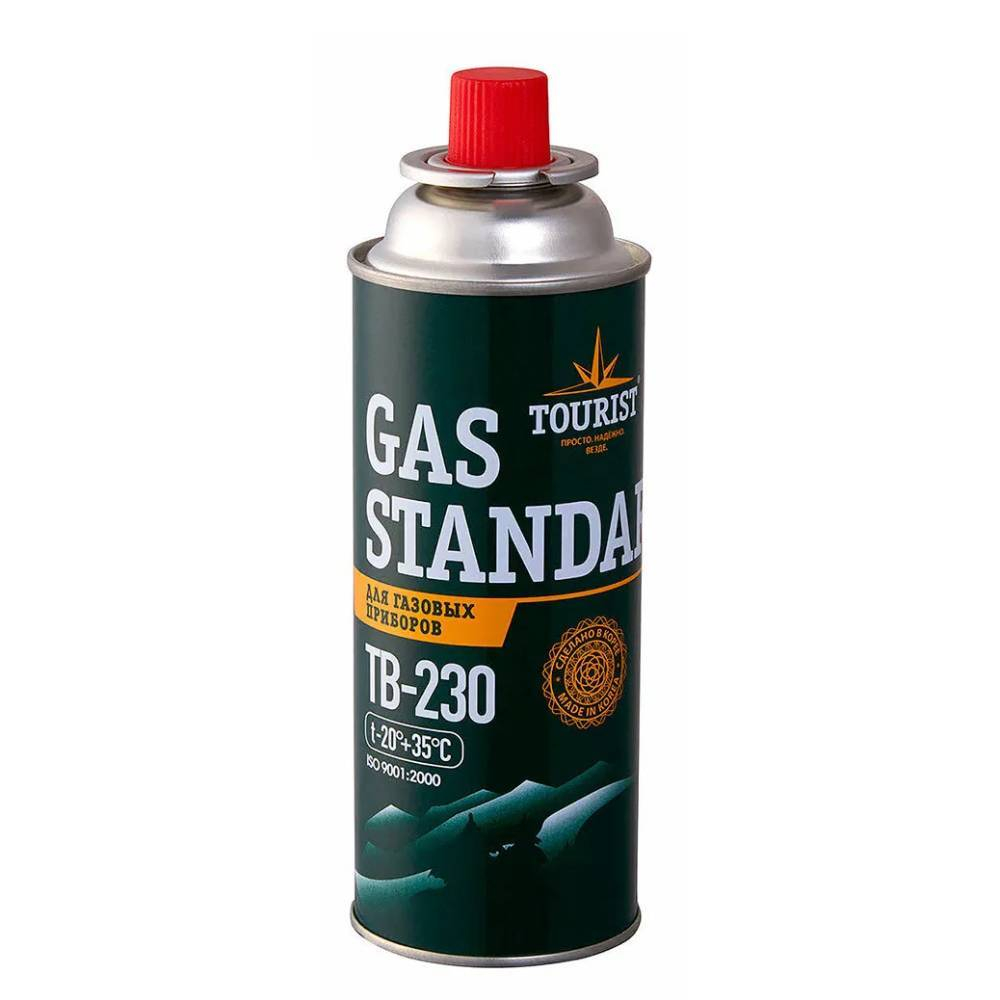 Баллон газовый цанговый Tourist Standard 220г