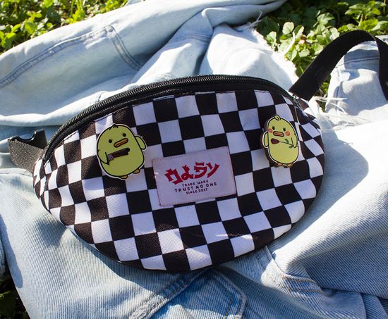 Значок деревянный (брошь)  Утка Мем Nice. Fire Pin