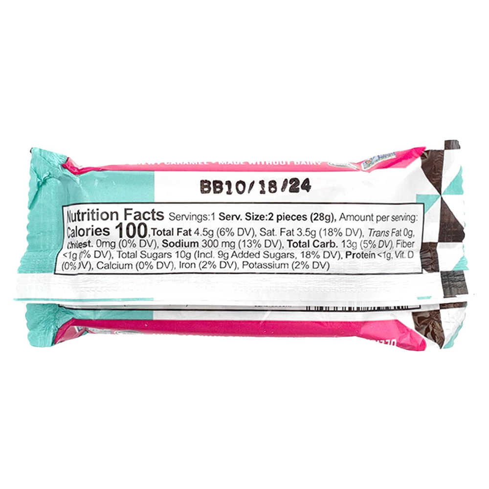 Cocomels, Squares, карамель с кокосовым кремом в 70% темном шоколаде, морская соль, 15 единиц по 28 г (1 унция)