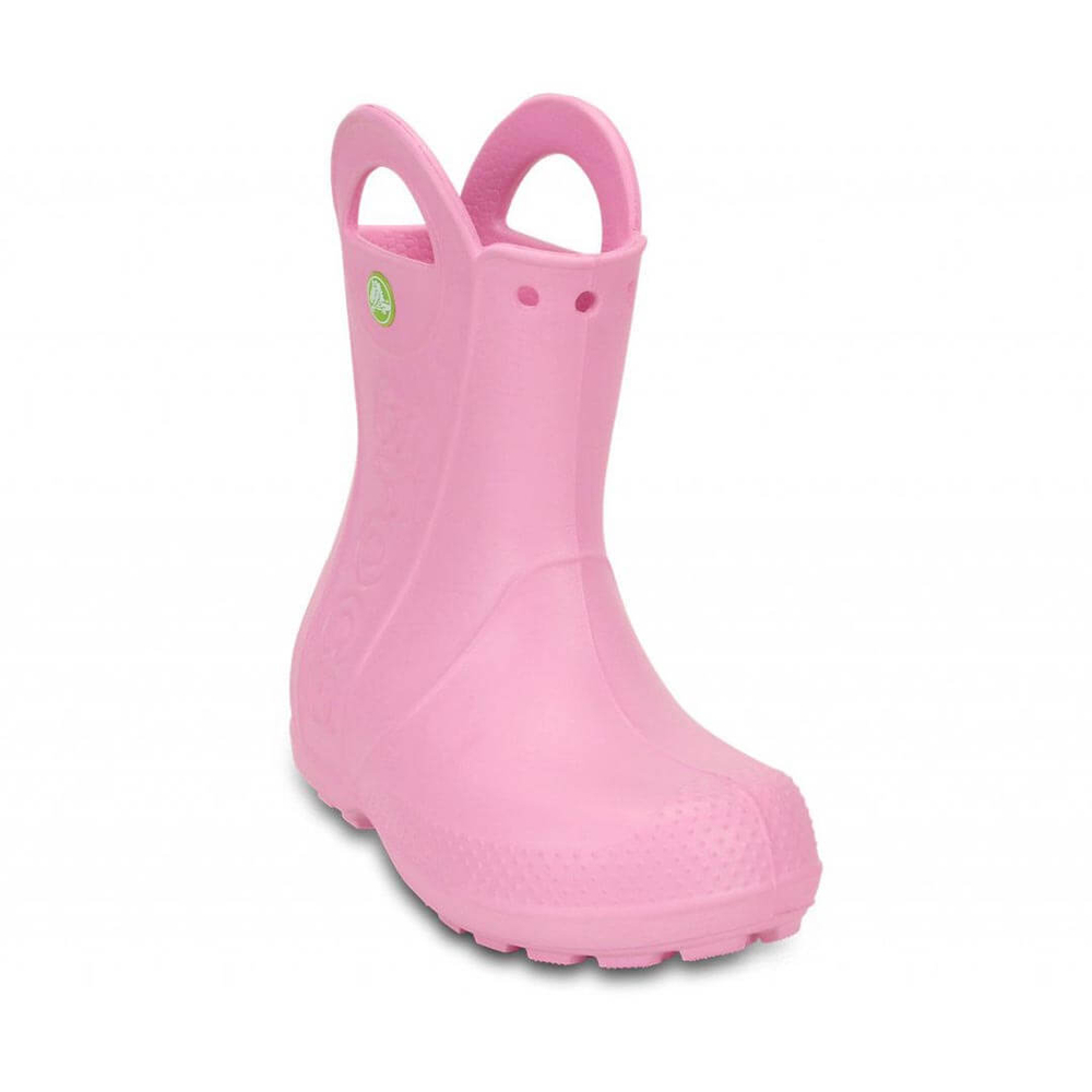 Детские сапоги Crocs Handle It Rain Boot розовые