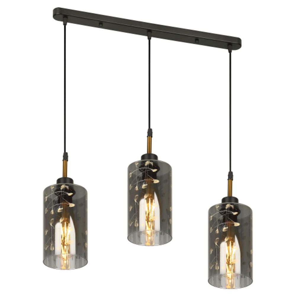 Светильник подвесной (подвес) Rivoli Eileen 9154-203 3хЕ27 60 Вт модерн | Rivoli