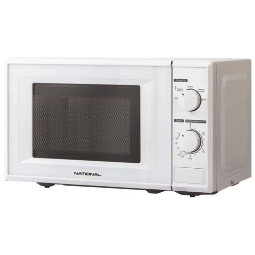 Микроволновая печь National, NK-NK-MW118M20, 20 л, 700 Вт, электр, 5уров.мощ, белый