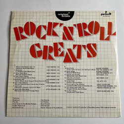 Винтажная виниловая пластинка LP Rock N Roll Greats (Польша 1977) (Carl Perkins, Little Richard, Fats Domino)