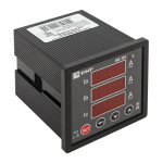 Амперметр цифровой AD-723 3ф на панель 72х72 EKF ad-723