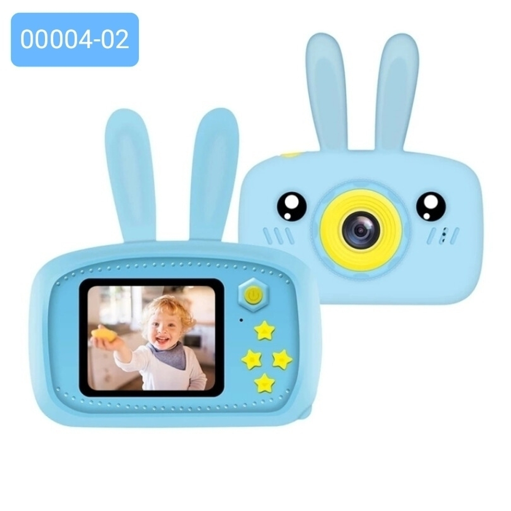 Детский цифровой фотоаппарат мини камера "Зайчик - Rabbit" Children's Fun Camera