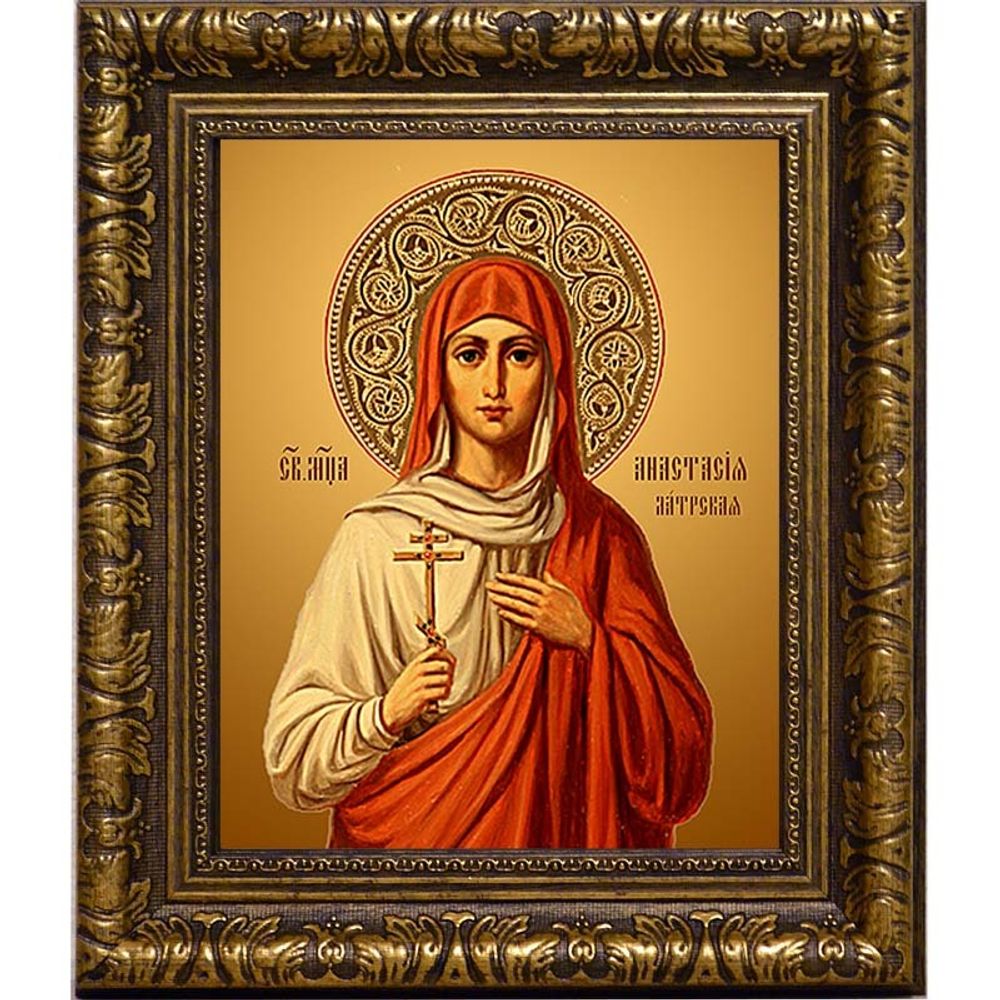 Анастасия Латрская святая. Икона на холсте.