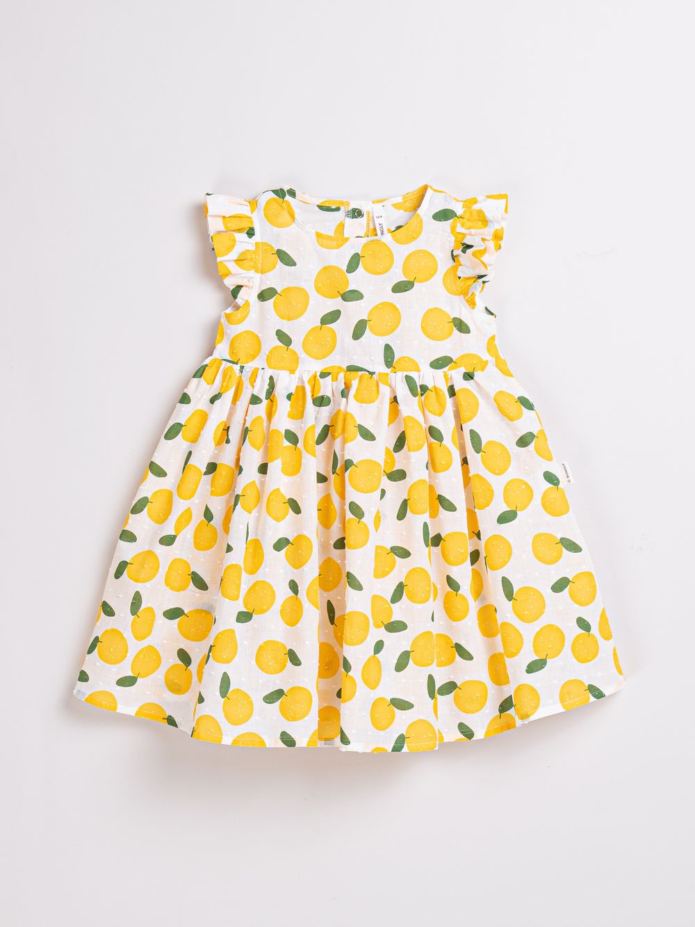 Платье хлопковое "Апельсины"
