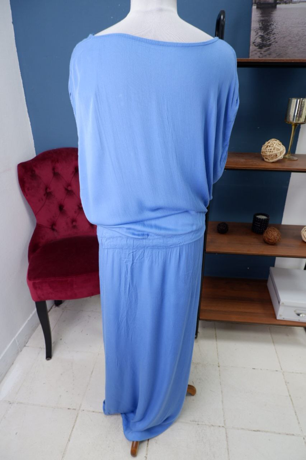 Платье ассиметричное макси 46-48 размер