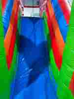 Надувная полоса препятствий «Цветное изобилие 2» 8*4*4 м