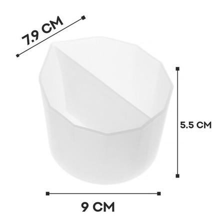 Стаканчик силиконовый для Флюид Арт, 2 секции