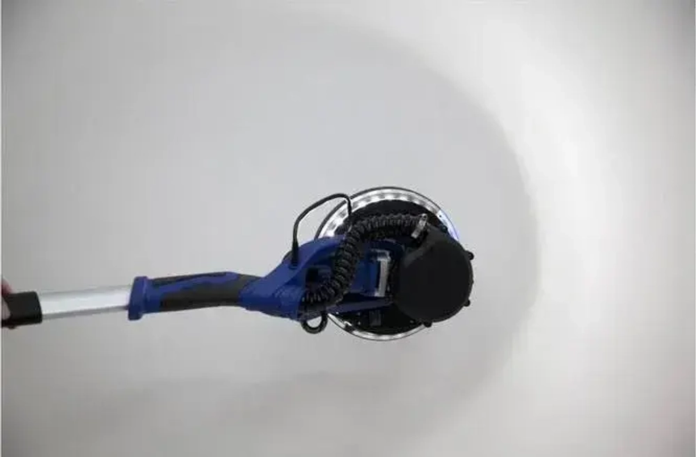 Шлифовальная машина для шлифовки стен и потолка со встроенным пылесосом VASSER PRO ЖИРАФ c LED подсветкой Мощность 1250w