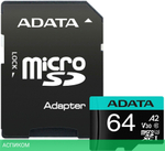 Карта памяти A-Data Premier Pro 64GB (AUSDX64GUI3V30SA2-RA1)