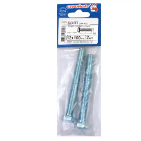 Болт DIN 933 М12x100 (белый цинк 2 шт) 274141