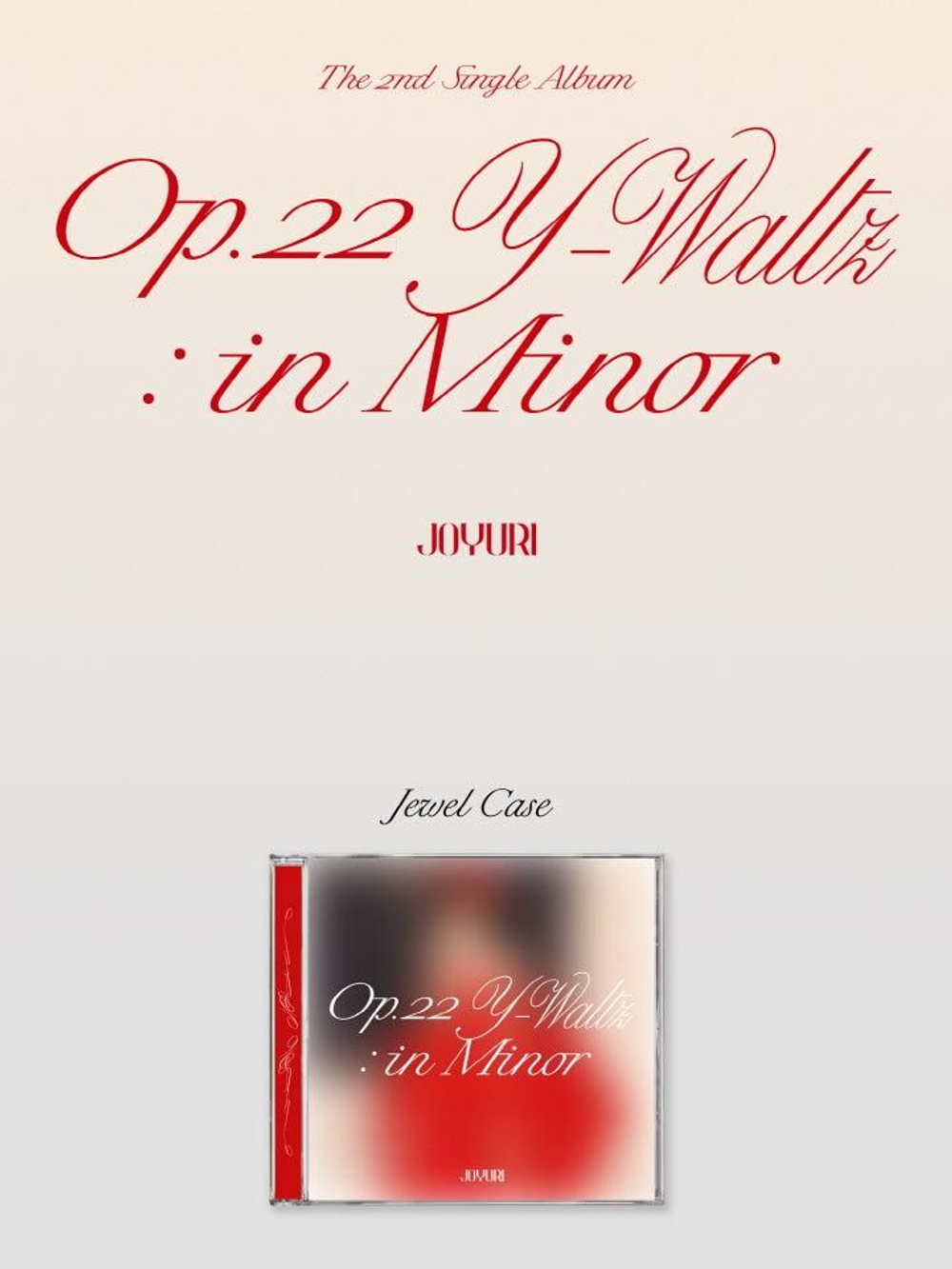 Альбом JO YURI - Op.22 Y-Waltz : in Minor 2nd Single Album Limited Jewel Case Edition