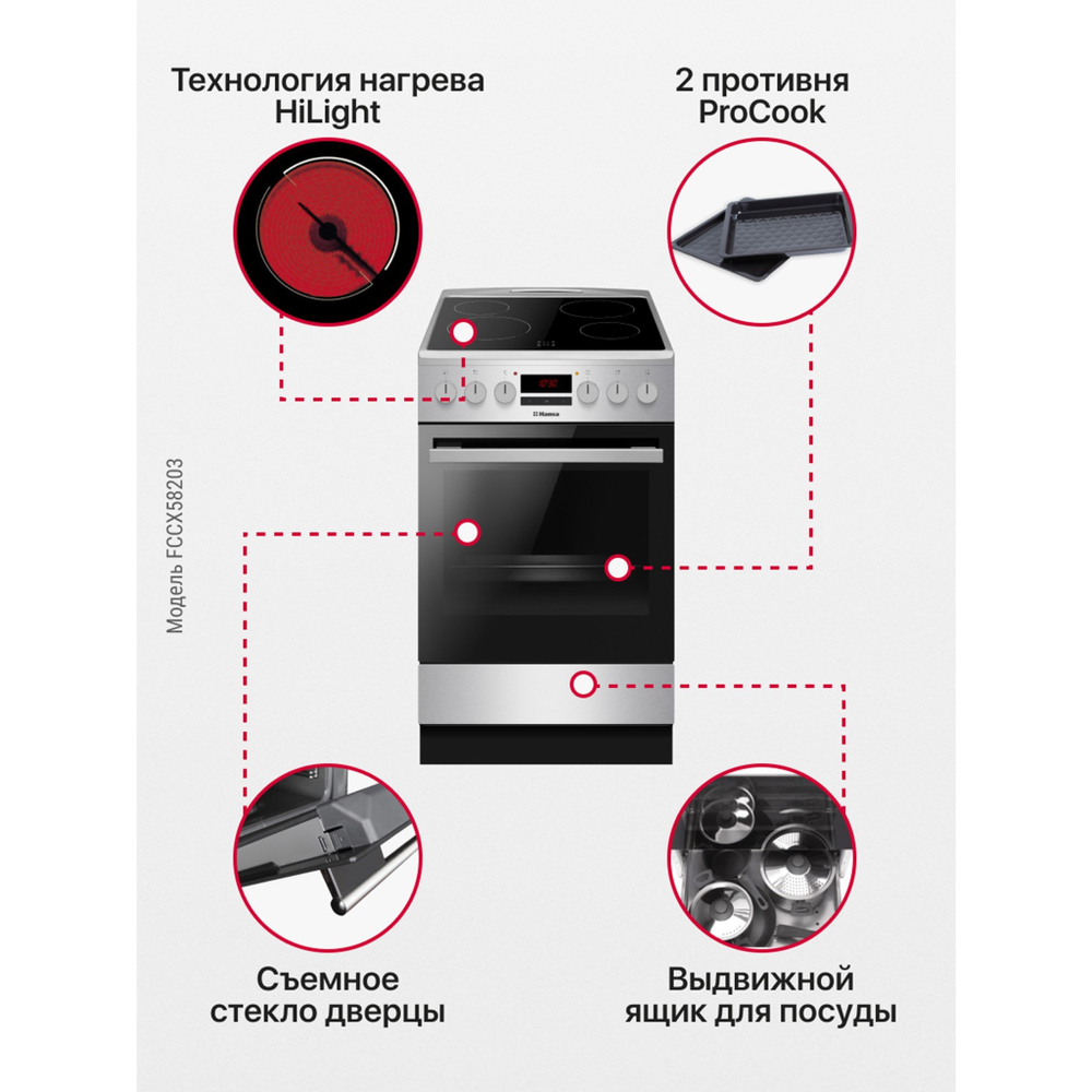 Электрическая плита Hansa FCCX58203
