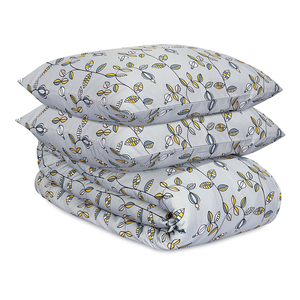 Комплект постельного белья "Ягоды тайги" из премиального сатина из коллекции russian north, 200х220 см