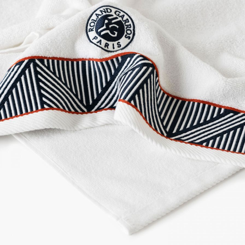 Полотенце теннисноеRoland Garros Tie Break Eponge Brodee Serv1 - blanc