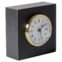 Часы настольные в футляре (натуральная кожа)
