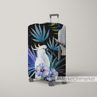 Чехол для чемодана, с мешочком для хранения с принтом 