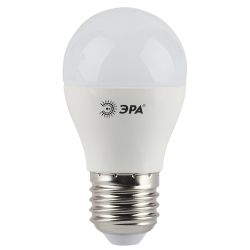 Лампочка светодиодная ЭРА STD LED P45-5W-827-E27 E27 / Е27 5Вт шар теплый белый свeт