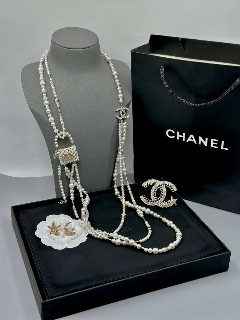 Серьги CHANEL