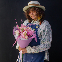 18. Нежный и романтичный букет из эустомы