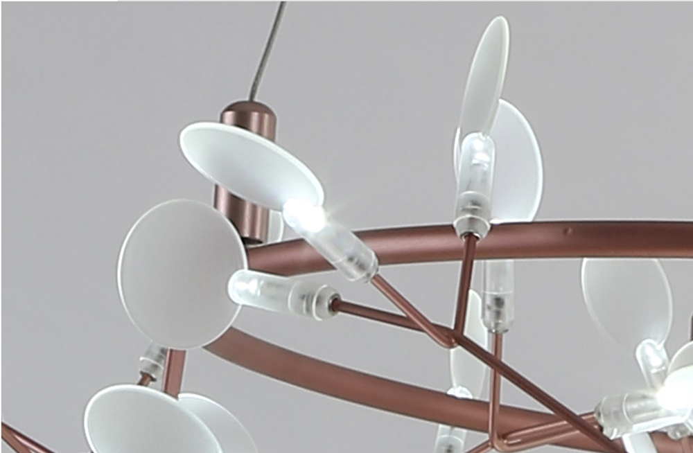 Подвесной дизайнерский светильник  Heracleum II by Moooi (медный, D100cm)