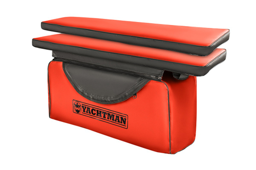 Накладки на банки комплект 91х25 Yachtman красный-черный