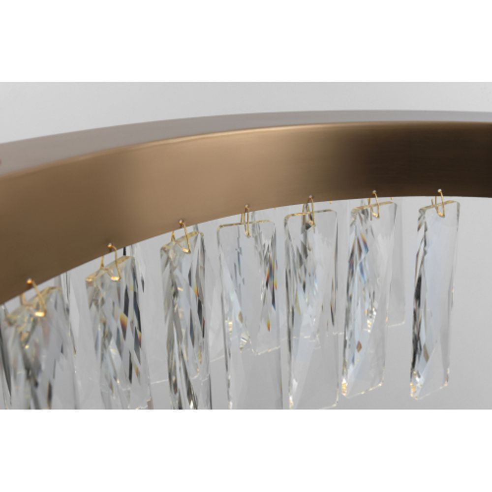 Люстра Rivoli Mary 6129-101 cветодиодная LED 28 Вт 3000 К хрусталь | Хрусталь