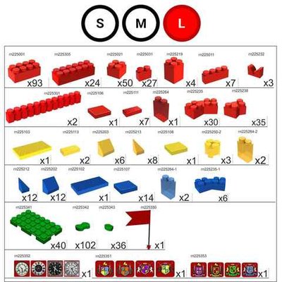 Набор GigaBloks 5: Крепость на платформе