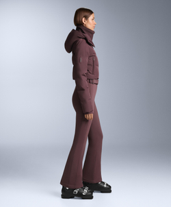 Oysho Водостойкий утепленный комбинезон MINARDI PIUME SKI с 80% пуха и 20% пера, темно-винный