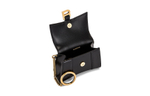 Balenciaga Cow Leather Card Holder Card Holder Women"s Black