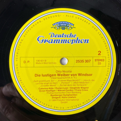 Винтажная виниловая пластинка LP Опера Виндзорские Проказницы Otto Nicolai, Caterina Alda, Die Lustigen Weiber Von Windsor (Германия 1978)