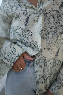 Рубашка реглан "Пейсли"