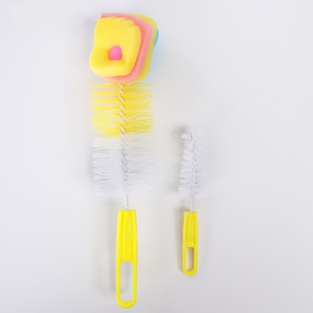 1917361 Набор ёршиков для бутылочек и сосок, цвета МИКС