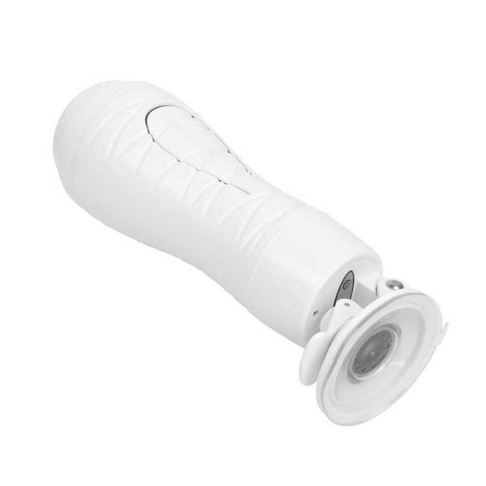 Мастурбатор ротик с вибрацией в тубе Crazy Bull Flora (Цвет: белый,телесный)