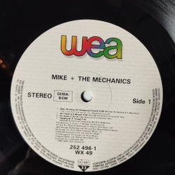 Винтажная виниловая пластинка LP Mike and The Mechanics (Germany 1985)