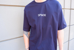 Футболка SPACE OverSize Темно-синий Light