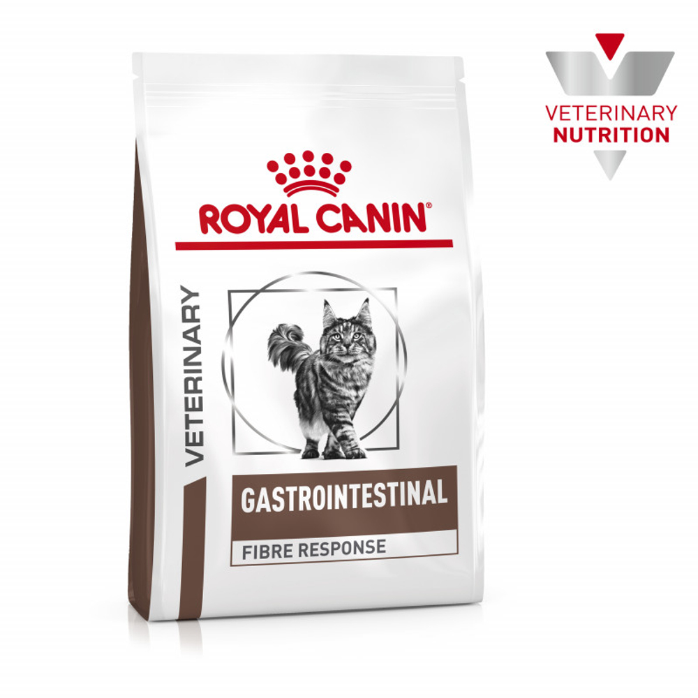 Royal Canin Gastrointestinal Fibre Response Гастроинтестинал Файбр Респонс Корм сухой диета для кошек при запорах 2кг