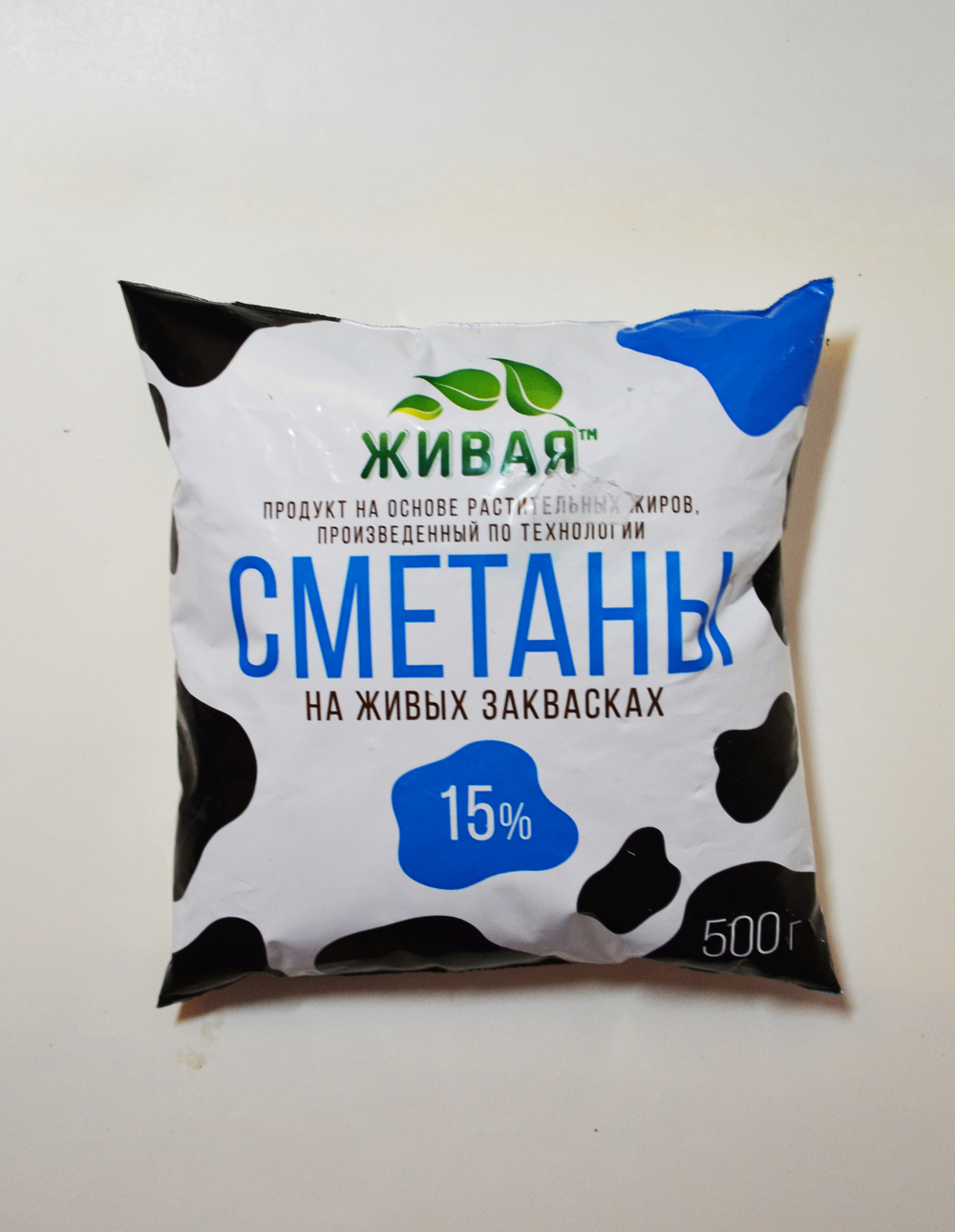 Сметаны на живых заквасках 15% 500гр