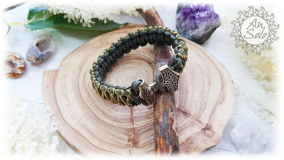 Браслет из паракорда "Молот Мьёльнир"